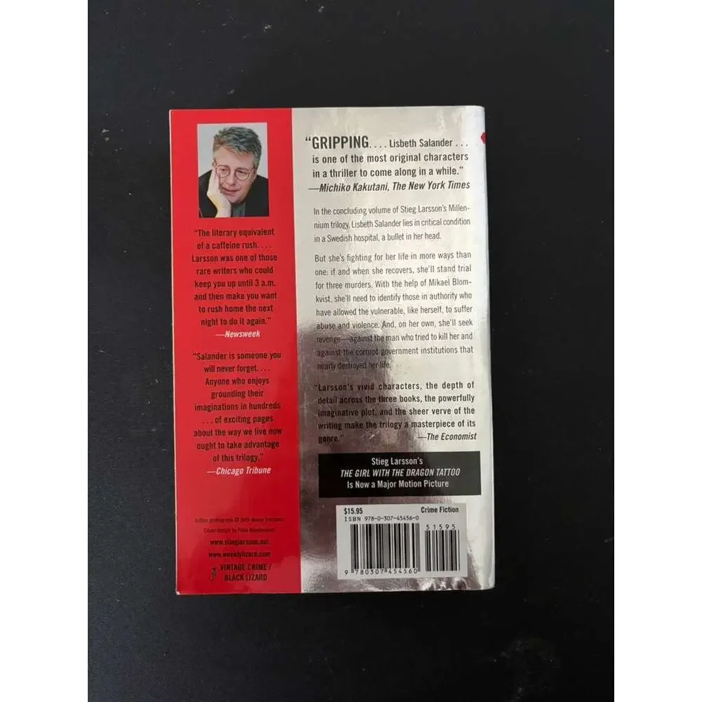 The Girl Who Kicked The Hornet's Nest Stieg Larsson Paperback Thriller Book